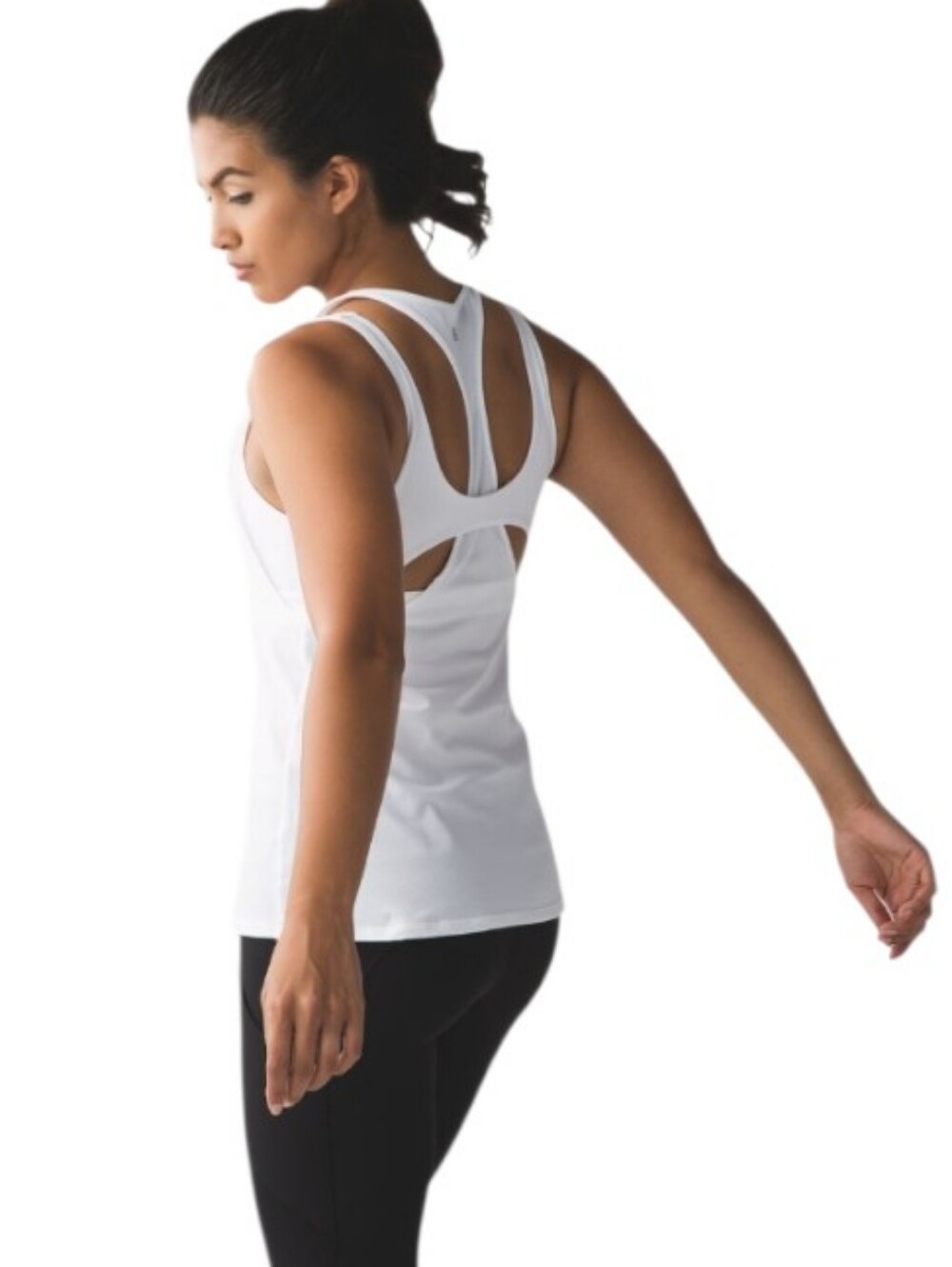 Lululemon All Sport support tank in white size 4